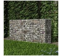 vidaXL Gabbione in Rete in Acciaio Zincato 200x50x100 cm