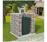 VIDAXL - Gabbione In Rete In Acciaio Per 1 Cassonetto 110x100x120 Cm