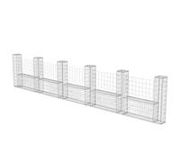 AX Gabbione 570x20x100cm Maglia 10x5cm Filo ø3,5mm Giardini Residenze 0k 142547