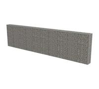 vidaXL Gabion Wall Recinzione Modulare con coperture in acciaio zincato giardino parete multi dimensioni