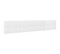 vidaXL Gabione con Filo da 5 mm e Rete da 10x10 cm 1150x10x200 cm