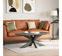 vidaXL Gamba per tavolino da caffè a ragno antracite 98x58x(42-43) cm