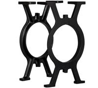 vidaXL Gambe per Panca 2 pz a Forma di O in Ghisa
