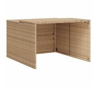 vidaXL Garage per Robot Tosaerba Beige 86x90x52/57 cm in Polyrattan