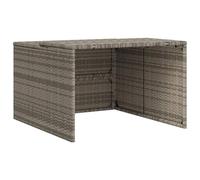 vidaXL Garage per Robot Tosaerba Grigio 86x90x52/57 cm in Polyrattan