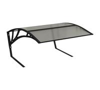 vidaXL Garage per Robot Tosaerba Nero 80x101x46 cm