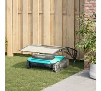 vidaXL Garage per Robot Tosaerba Nero 80x101x46 cm