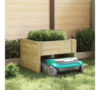 vidaXL Garage per tosaerba robot in legno di pino impregnato