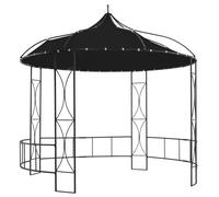 vidaXL Gazebo 300x290 cm Antracite Rotondo