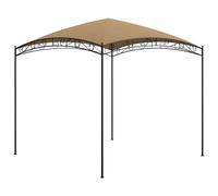 vidaXL Gazebo 3x3x2,65 m Grigio Talpa 180 g/m²
