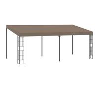 vidaXL Gazebo Pieghevole Impermeabile Pieghevole A Parete 6x3 M Talpa In Tessuto - Alta Qualità - Alta Qualità, Impermeabile, Resistente - 8720286106815