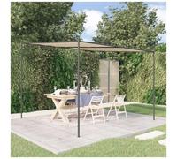 VIDAXL - Gazebo Beige 3x3 M 180 G /m Tessuto E Acciaio