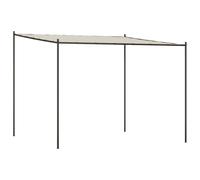vidaXL Gazebo Bianco 3x3 m 180 g/m² Tessuto e Acciaio