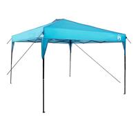 vidaXL Gazebo Blu in Tessuto Oxford di 300 x 227/236/245 cm per Eventi all'aperto. È Un tendone da Festa Facile da Montare, Che Viene Fornito con Una Borsa per Il Trasporto e Accessori Inclusi. Ha u
