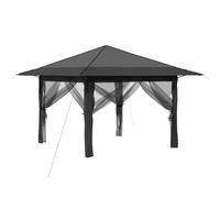 vidaXL Gazebo con 4 pareti laterali grigio chiaro e antracite