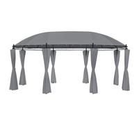 vidaXL Gazebo con Tende 520x349x255 cm Antracite