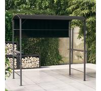 vidaXL Gazebo con Tetto 220x110x200 cm Antracite