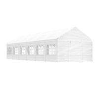 VIDAXL - Gazebo Con Tetto Bianco 13,38x4,08x3,22 M In Polietilene
