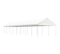 vidaXL Gazebo con Tetto Bianco 17,84x4,08x3,22 m in Polietilene