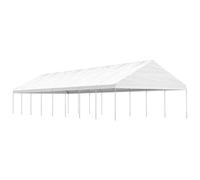 vidaXL Gazebo con Tetto Bianco 17,84x5,88x3,75 m in Polietilene