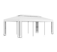 AX Gazebo 3x6m H2.73m Tetto Doppio Spettacoli Ombrari Veranda Giardino New 47951