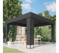 AX Gazebo 3x3m H2,73m Tetto Doppio Barbecue Spettacoli Ombrari Giardino 0k 47952