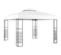vidaXL Gazebo da Giardino 3x3 m Bianco