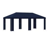 vidaXL Gazebo da giardino 6 x 3 m blu poliestere e acciaio 190, giardino e terrazza, stile industriale, design moderno, atmosfera accogliente, spazio urbano, soluzioni sostenibili, layout creativi