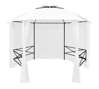 AX Gazebo 3.6x3.12x2.65m Tenda Barbecue Telaio Tetto Ombrari Giardino 0k 312234