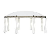 vidaXL Gazebo Bianco Crema 530x350x265 cm