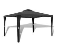 Gazebo con tetto 3x4 m grigio scuro