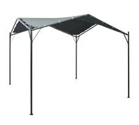 vidaXL Gazebo Padiglione Tenda Tettoia 3x3 m Acciaio Antracite