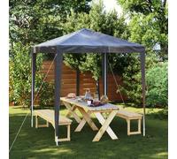 vidaXL Gazebo per Feste Professionale 2x2 m Antracite
