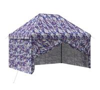 Gazebo Pop-up con 4 Pareti 2,9 x 4,3 m Blu Cacciatore