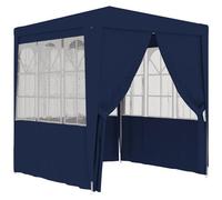 Revera Gazebo Professionale con Pareti 2,5x2,5 m Blu 90 g/m²