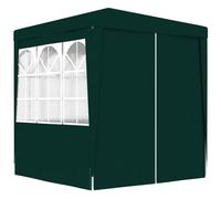 vidaXL Gazebo Professionale con Pareti 2x2 m Verde 90 g/m²