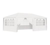 vidaXL Gazebo Professionale con Pareti 4x6 m Bianco 90 g/m²