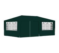 vidaXL Gazebo Professionale con Pareti 4x6 m Verde 90 g/m²