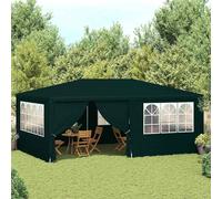 vidaXL Gazebo Professionale con Pareti 4x6 m Verde 90 g/m²