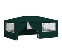 vidaXL Gazebo Professionale con Pareti 4x6 m Verde 90 g/m²