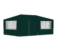 vidaXL Gazebo Professionale con Pareti 4x6 m Verde 90 g/m²