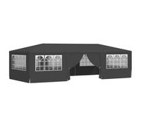 vidaXL Gazebo Professionale con Pareti 4x9 m Antracite 90 g/m²