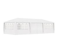 vidaXL Gazebo Professionale con Pareti 4x9 m Bianco 90 g/m²