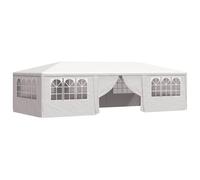 vidaXL Gazebo Professionale con Pareti 4x9 m Bianco 90 g/m²