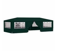 vidaXL Gazebo Professionale con Pareti 4x9 m Verde 90 g/m²