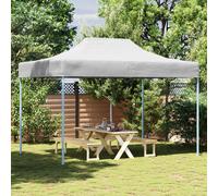 vidaXL Gazebo Professionale Pieghevole 280x410x315 cm Acciaio Bianco