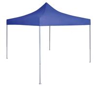 vidaXL Gazebo Professionale Pieghevole 2x2 m in Acciaio Blu