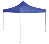 VIDAXL - Gazebo Professionale Pieghevole 2x2 M In Acciaio Blu