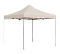 VIDAXL - Gazebo Professionale Pieghevole Alluminio 2x2 M Crema