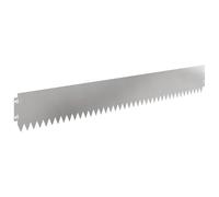 vidaXL Bordura per Prato 20 pcs 103 x 15 cm Acciaio Argento, Confine Giardino in Acciaio, Bordo Moderno e Flessibile per Sentieri, Barriera Resistente all'Umidità per Giardino